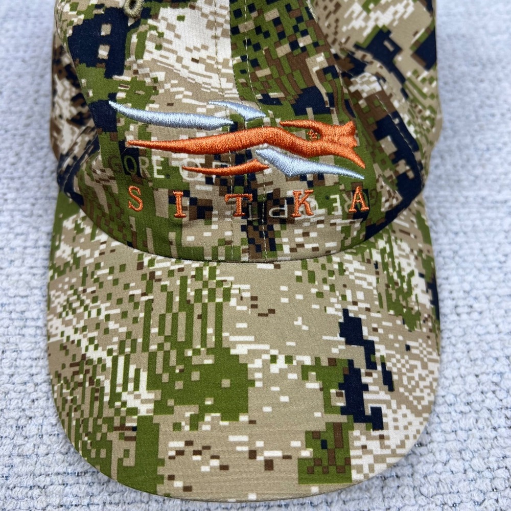 Sitka Gear Cap Optifade Subalpine OSFA Camo Polyester Excellent Hunting Hat - Picture 2 of 4
